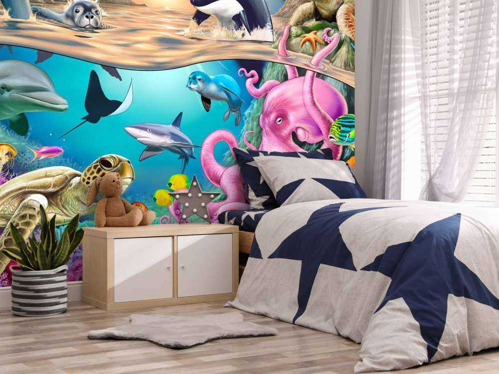 Under and over the sea