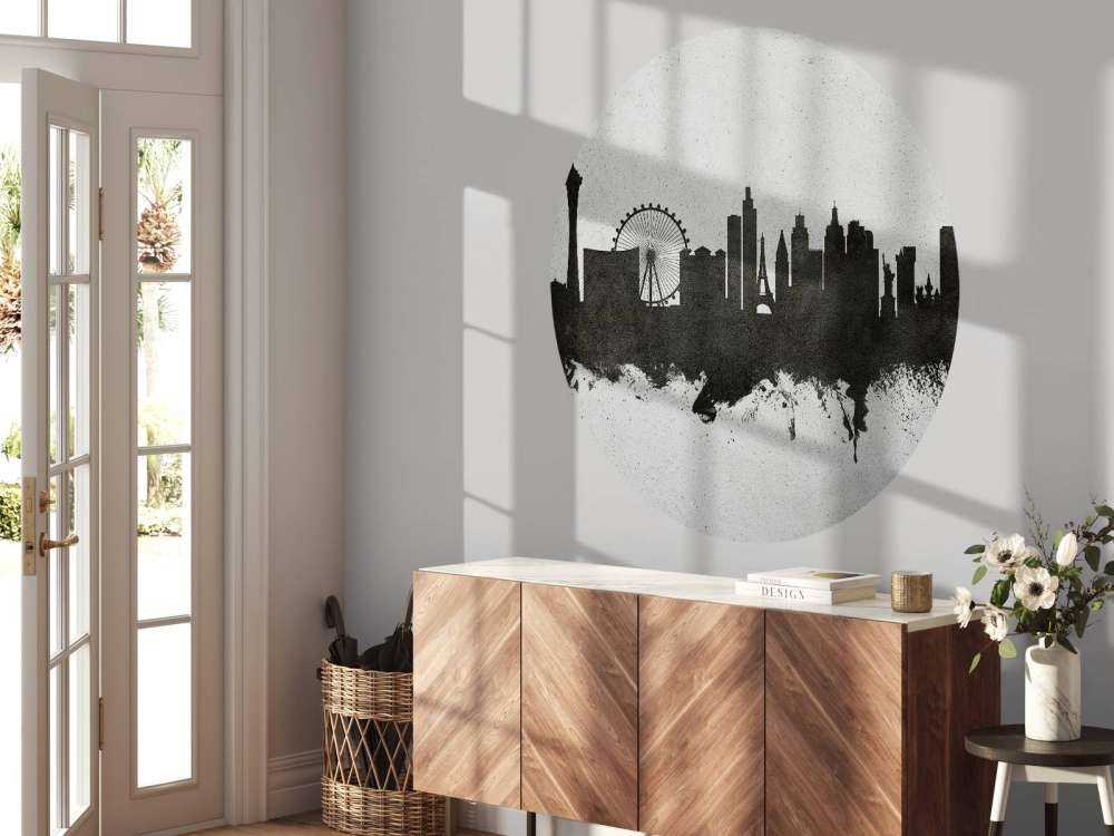 Akvarell silhuett, Las Vegas