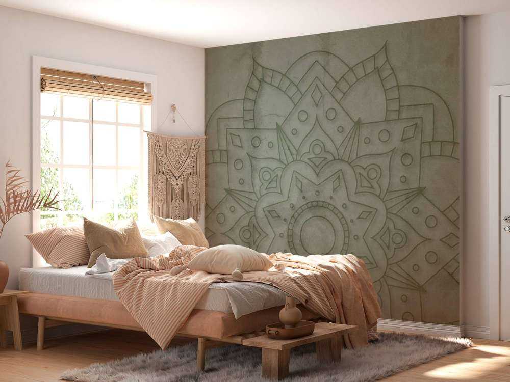 Forvitret Grønn Mandala
