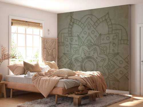 Forvitret Grønn Mandala