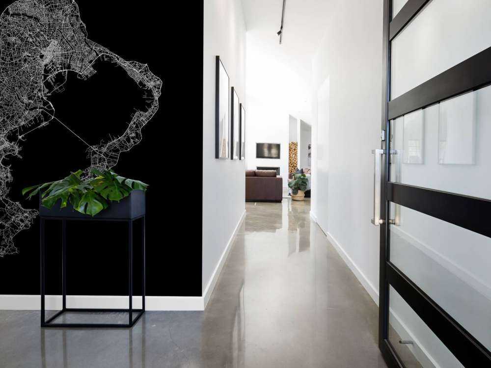 Kart over Tokyo, svart