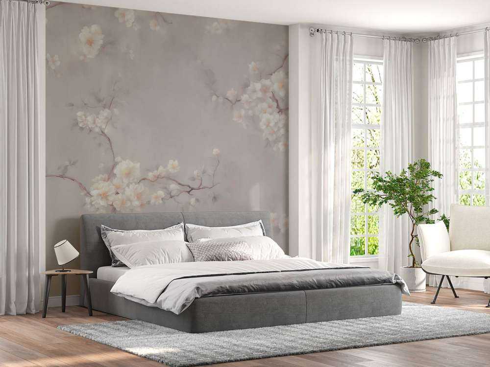Underbara Blommor i Taupe