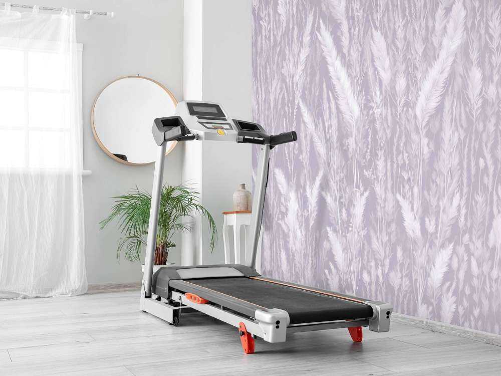 Vägg av fältgräs - lila