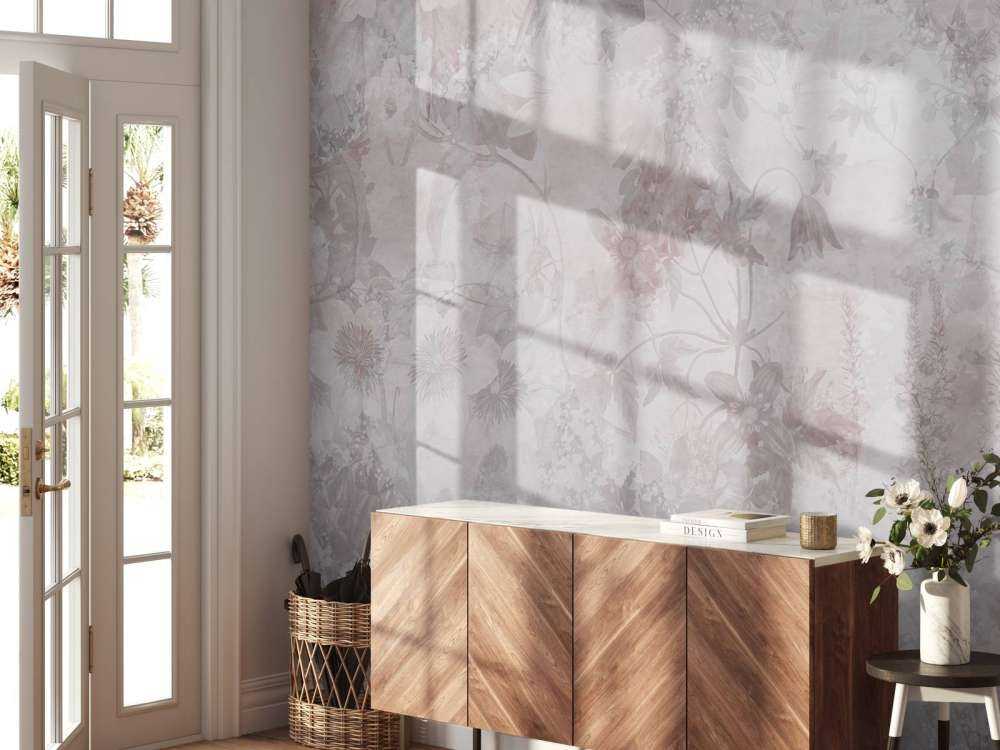 Vattenfärgsdamm rosa