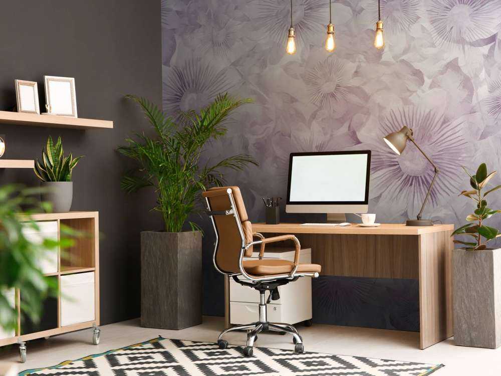 Botanisk akvarell elegans lavendel