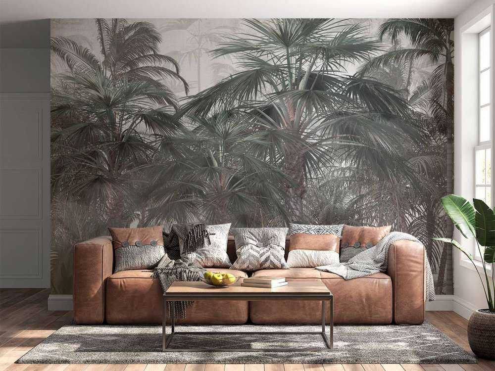 Skymnings Palm Serenitet