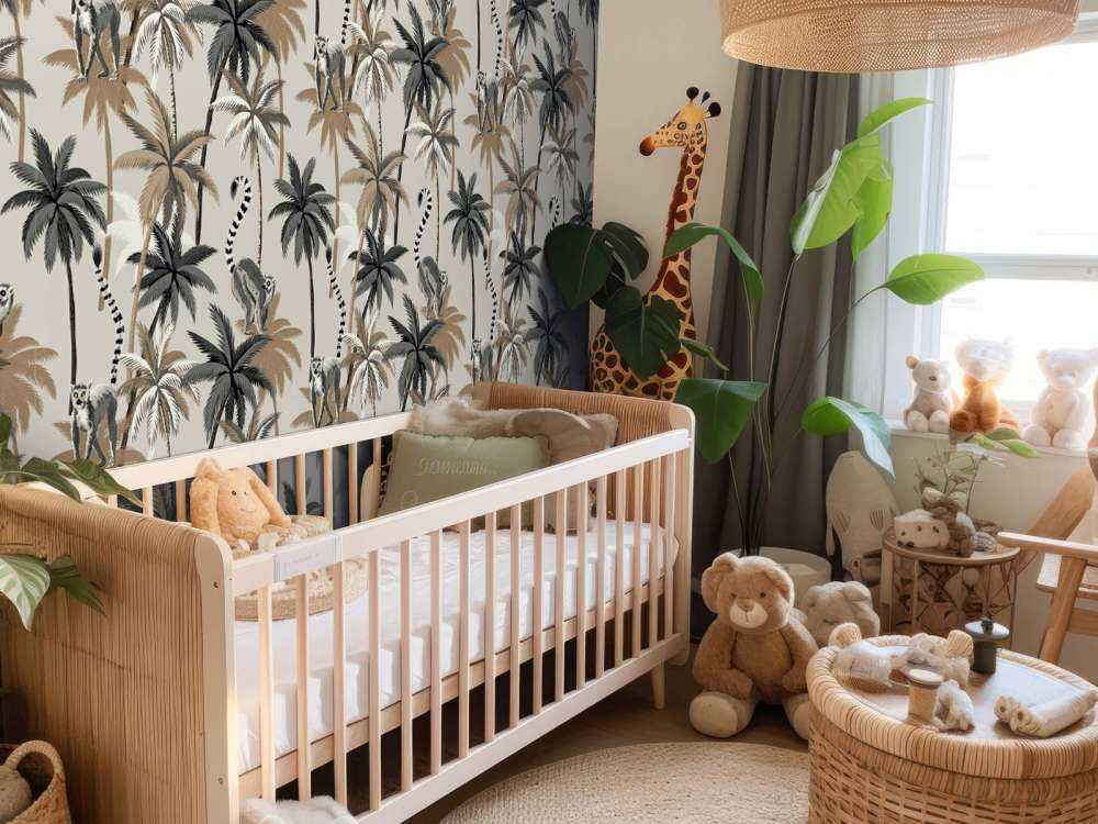 Ringstjärtade lemurer i träden