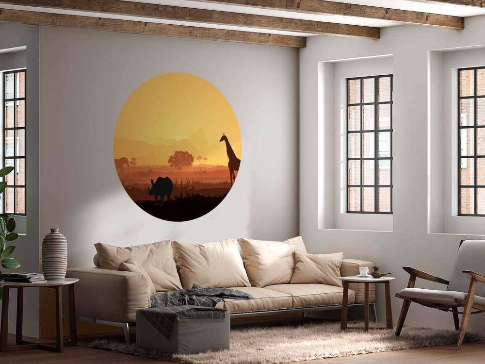 Vilda djur på savannen