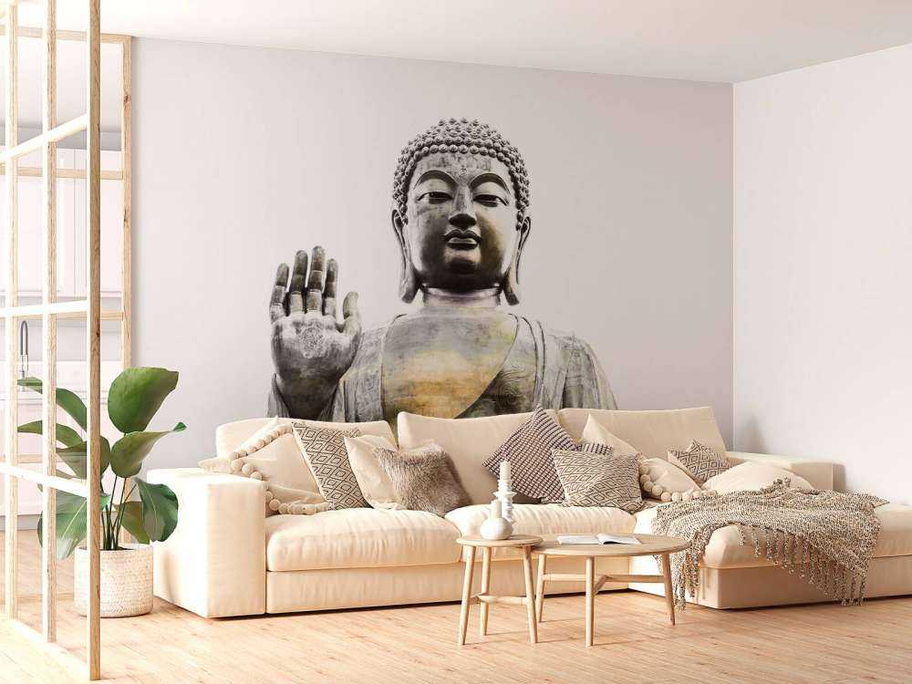 Buddha staty i Hong Kong
