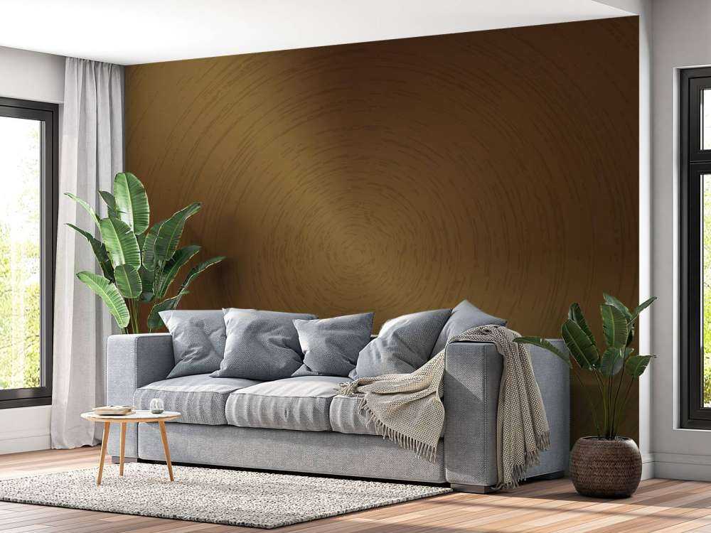 Cirkulär bakgrund i brons