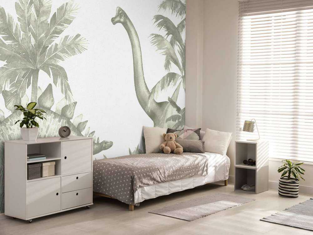 Dinosaurier i grönt