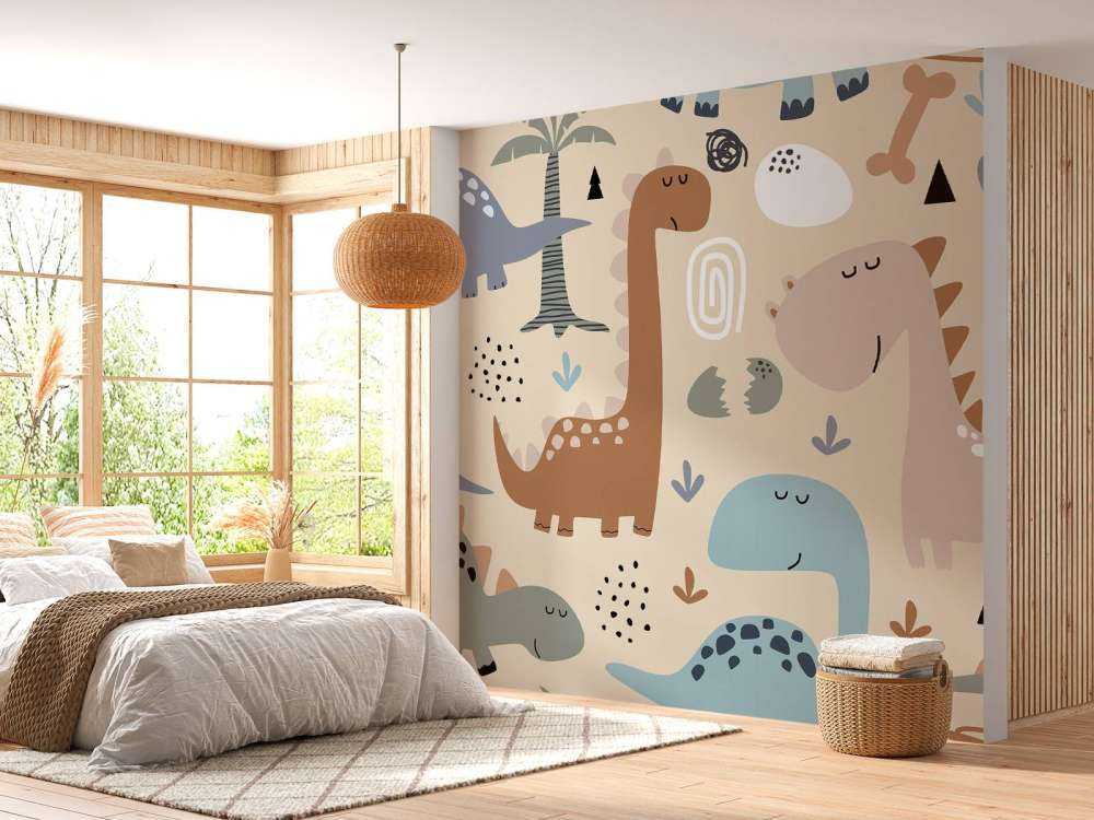 Teckning av dinosaurier