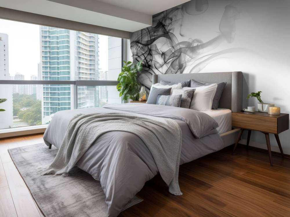 Huvud bildat av rök