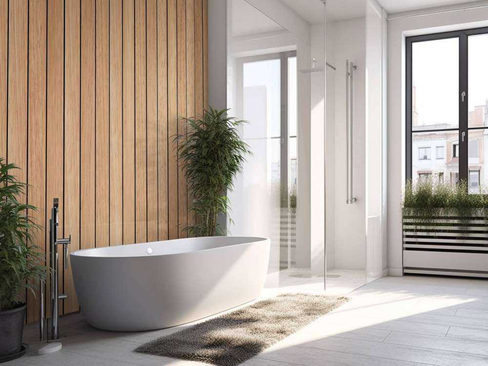 Lätta vertikala träplankor