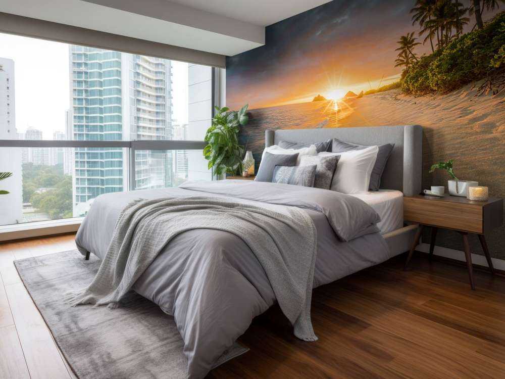 En strand på Hawaii