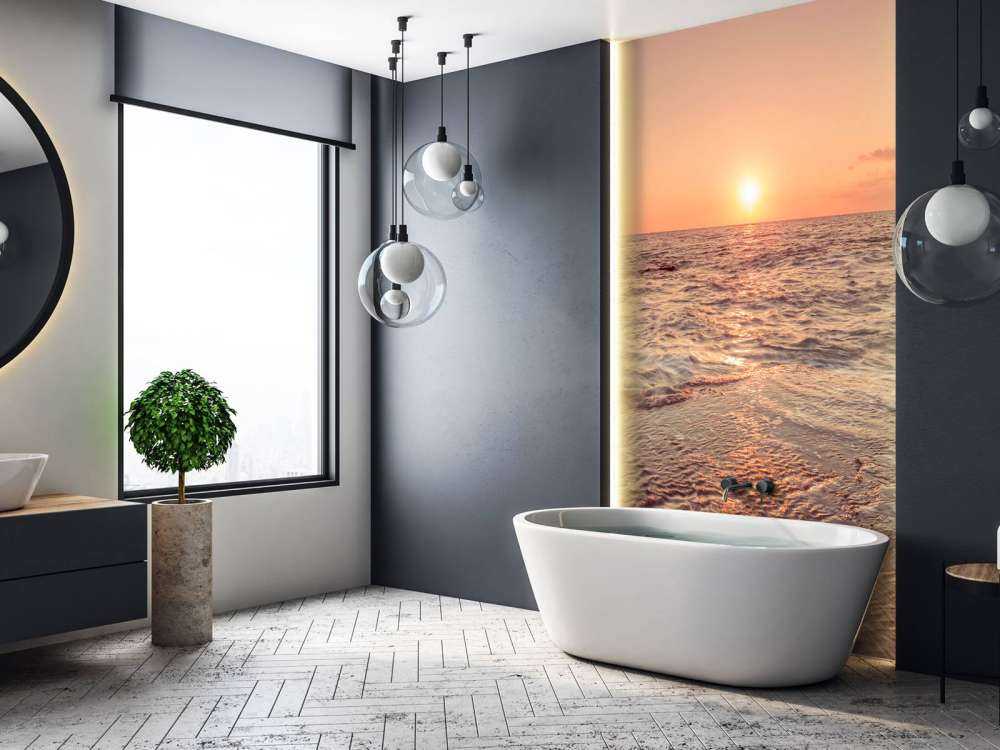 Solnedgång stranden