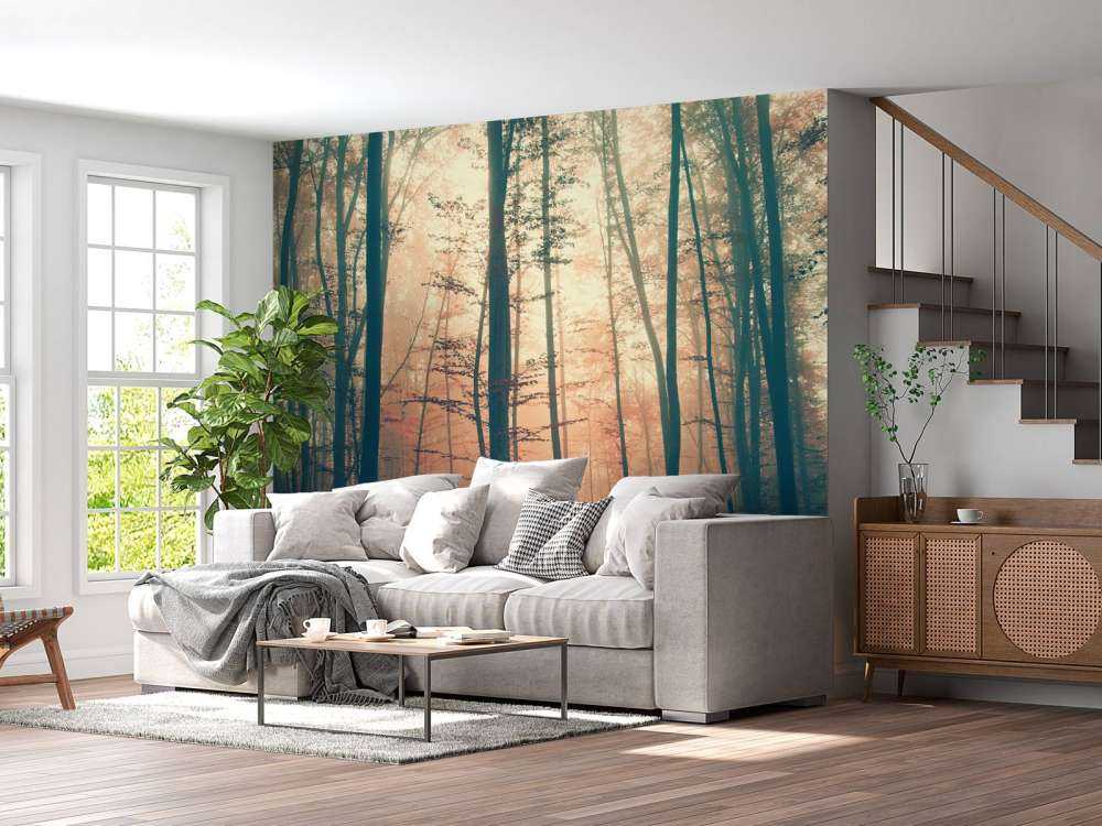 Vintage färger skog