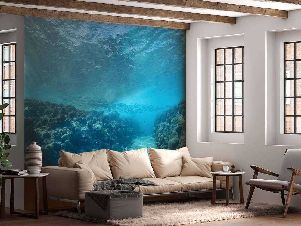 Undervattensvärld med koraller