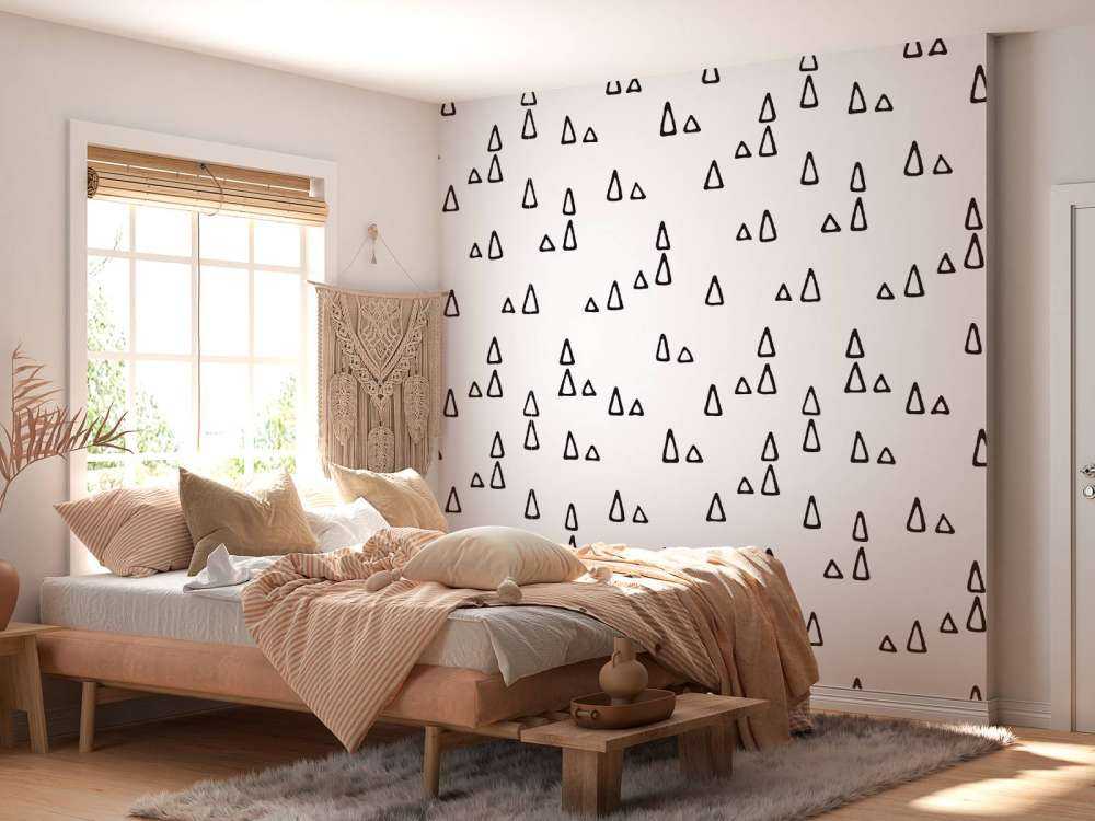 Trekanter sort og hvid