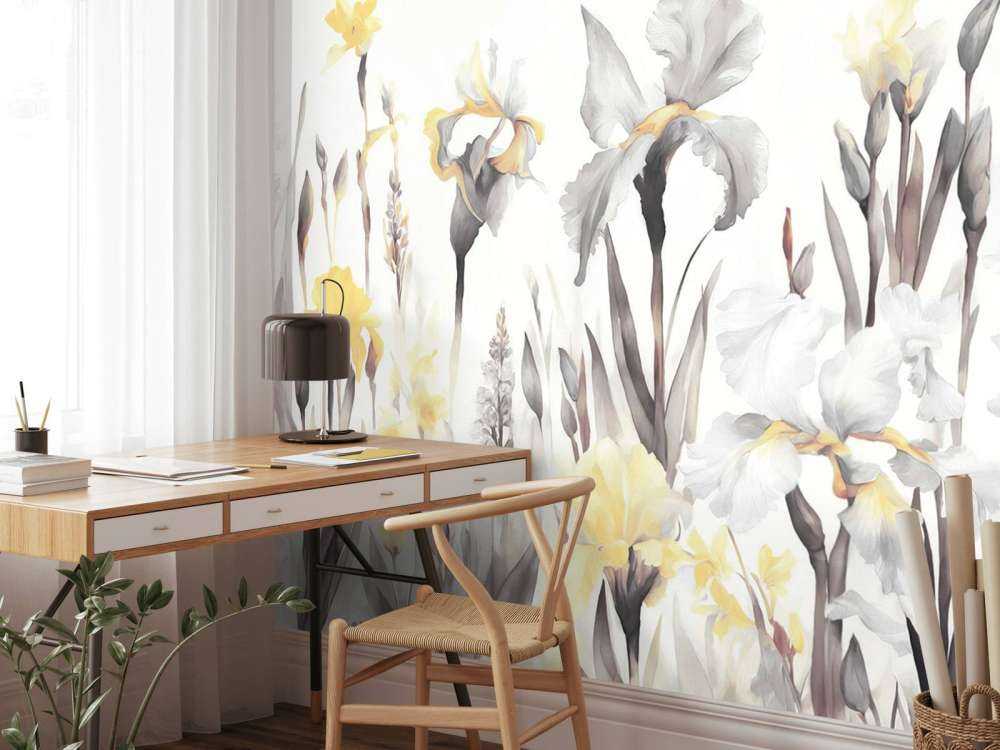 Glad forår gylden gul