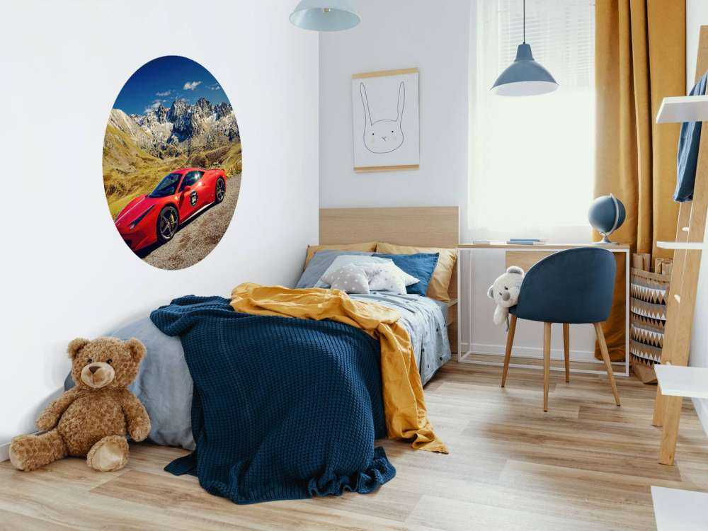 Ferrari 458 med alpentoppen