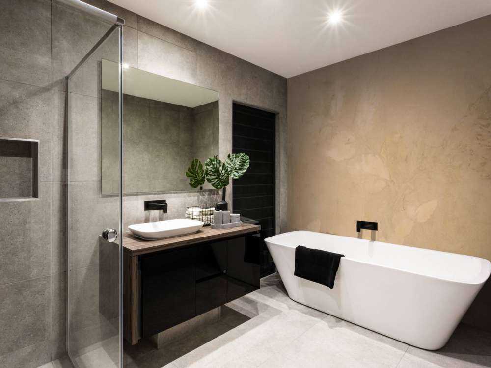 Weegbree og vild geranium - sepia