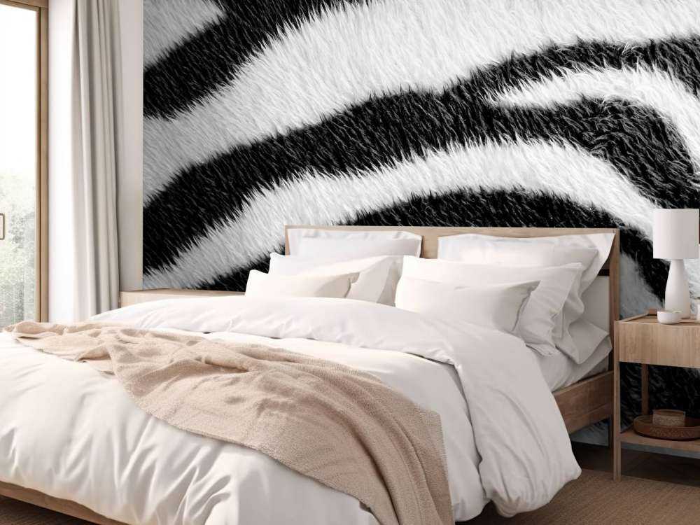 Nærbillede zebra frakke