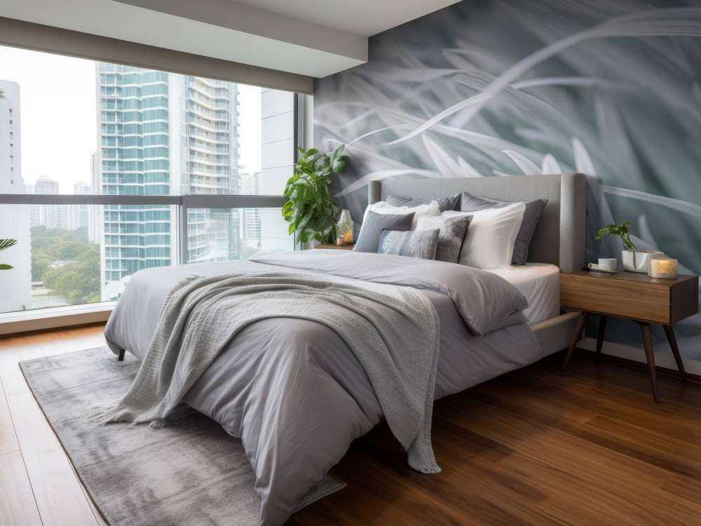 Græsblade nærbillede