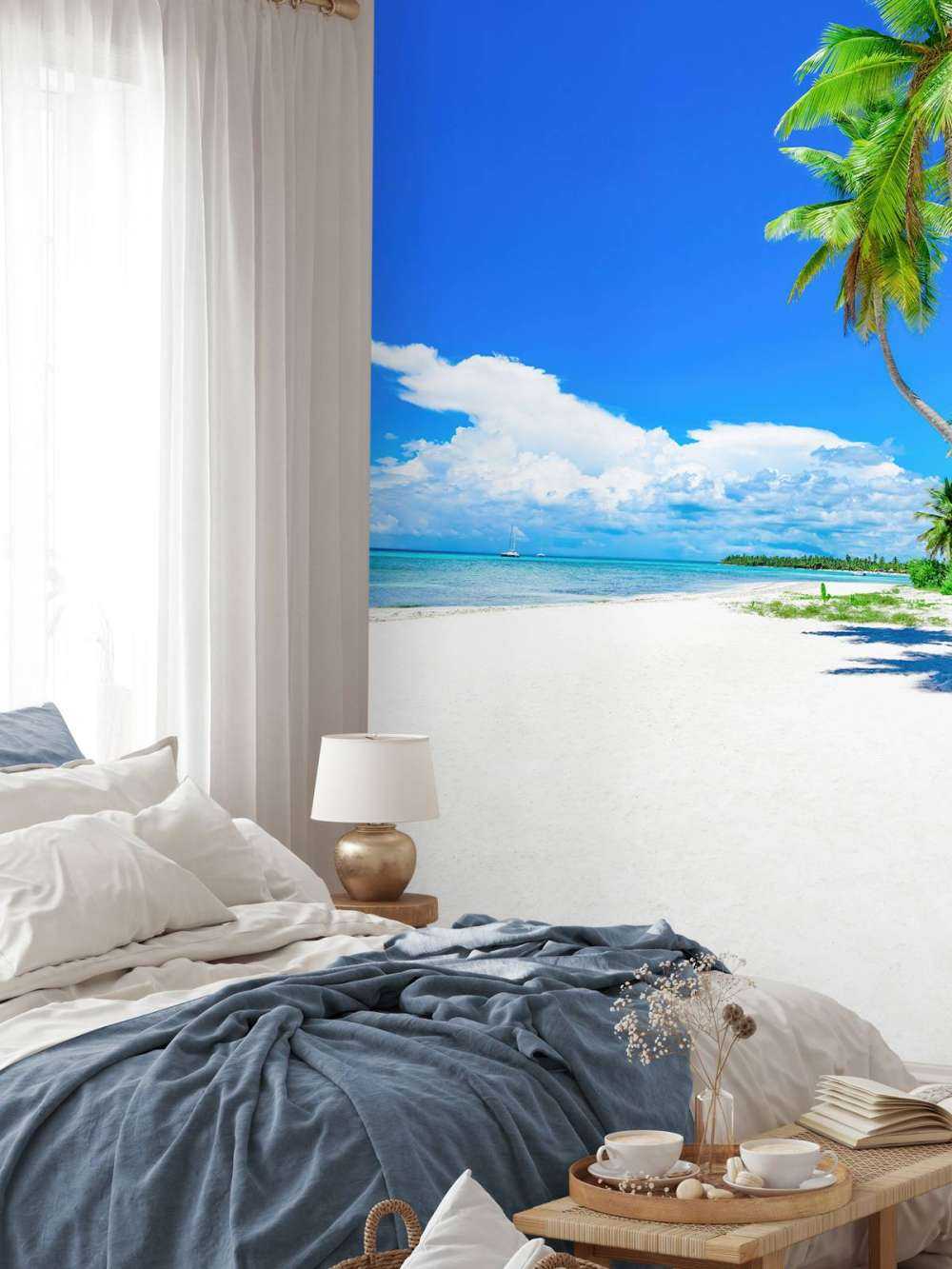 Himmelsk tropisk strand