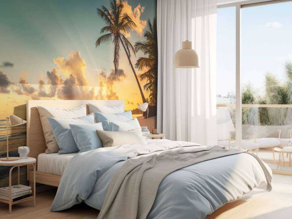 Tropisk strand i Punta Cana