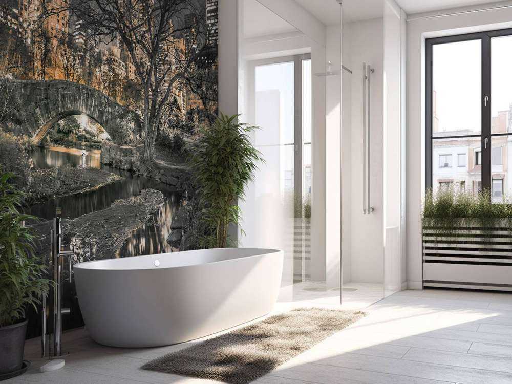 Central park om aftenen