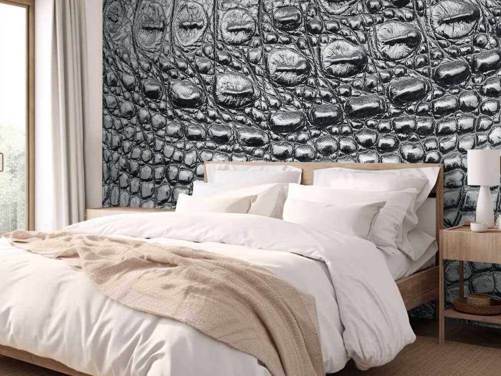 Sort krokodilleskind