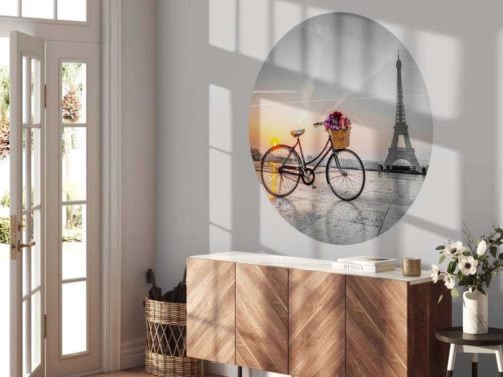 Solnedgang ved Eiffeltårnet