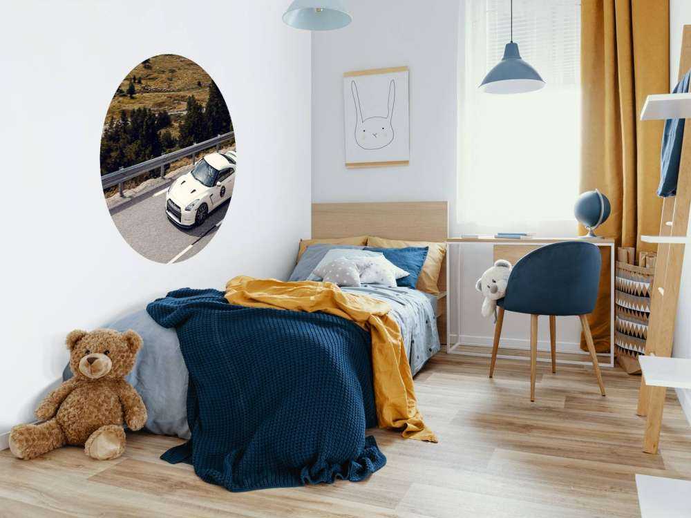 Nissan GT-R på fjellvei