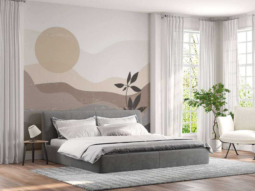 Midt århundre solnedgang