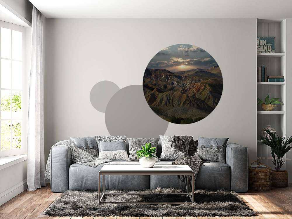 Solnedgang i fjellet