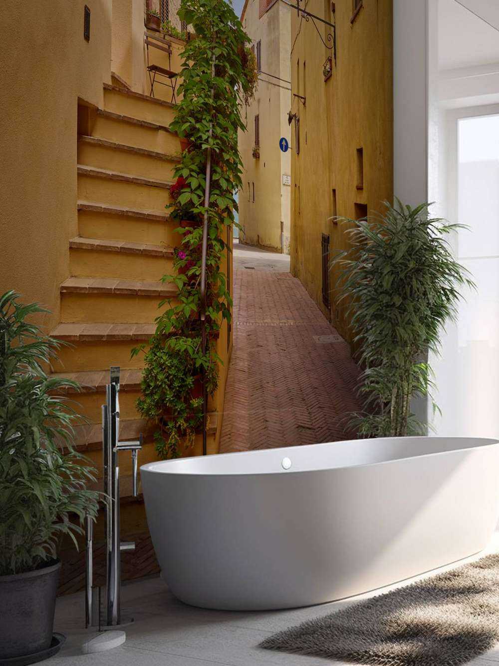 Trapper i en italiensk gate