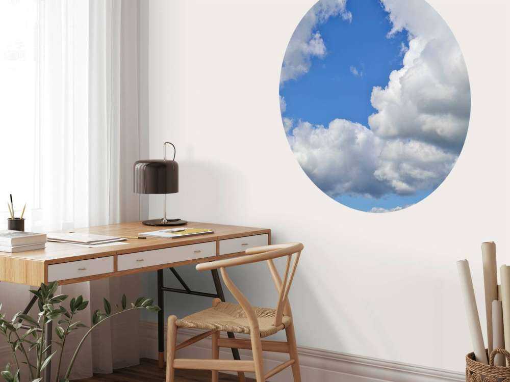 Nydelig overskyet landskapp