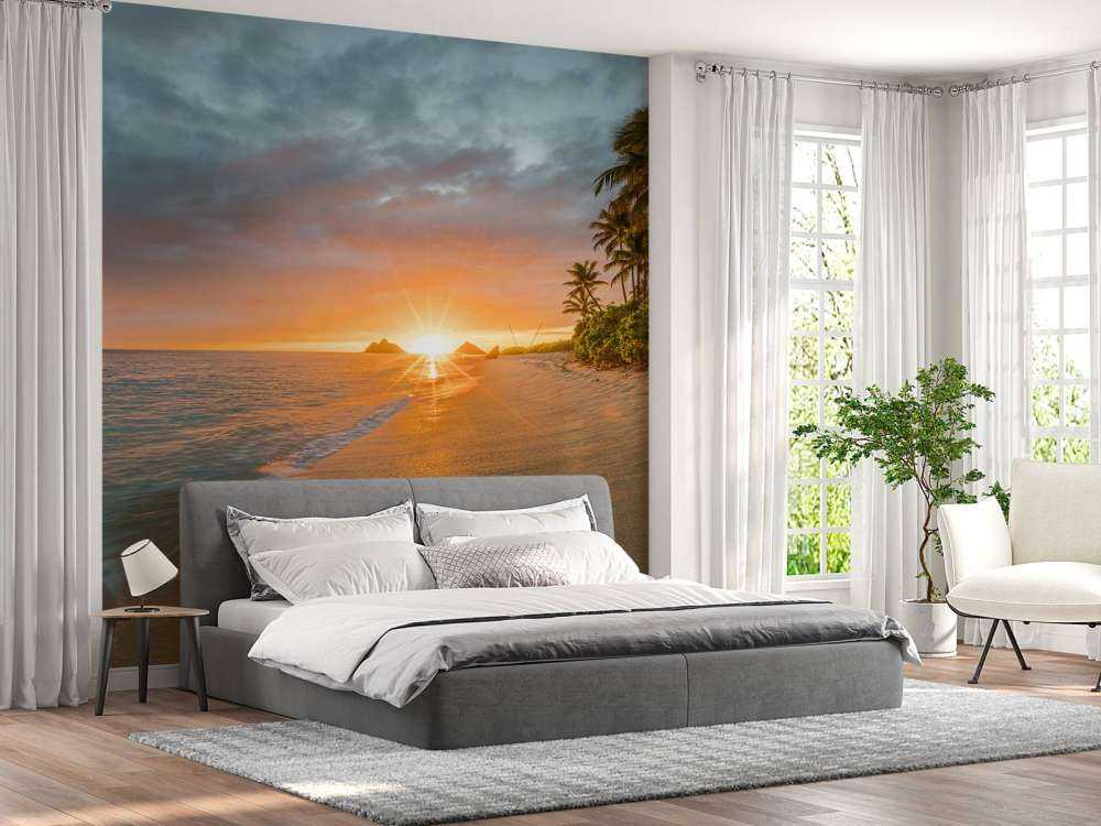 En strand på Hawaii