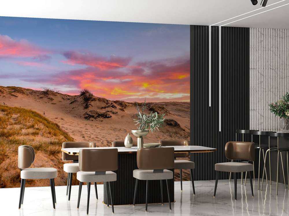 Solnedgang fra sanddynene