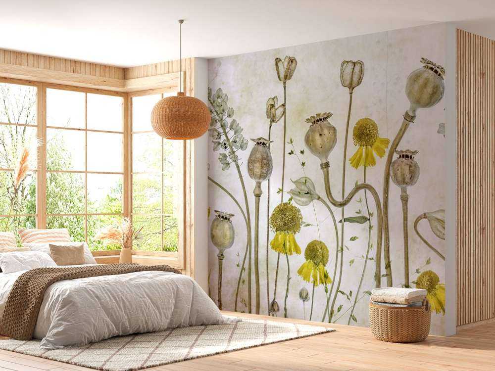 Poppies and Helenium