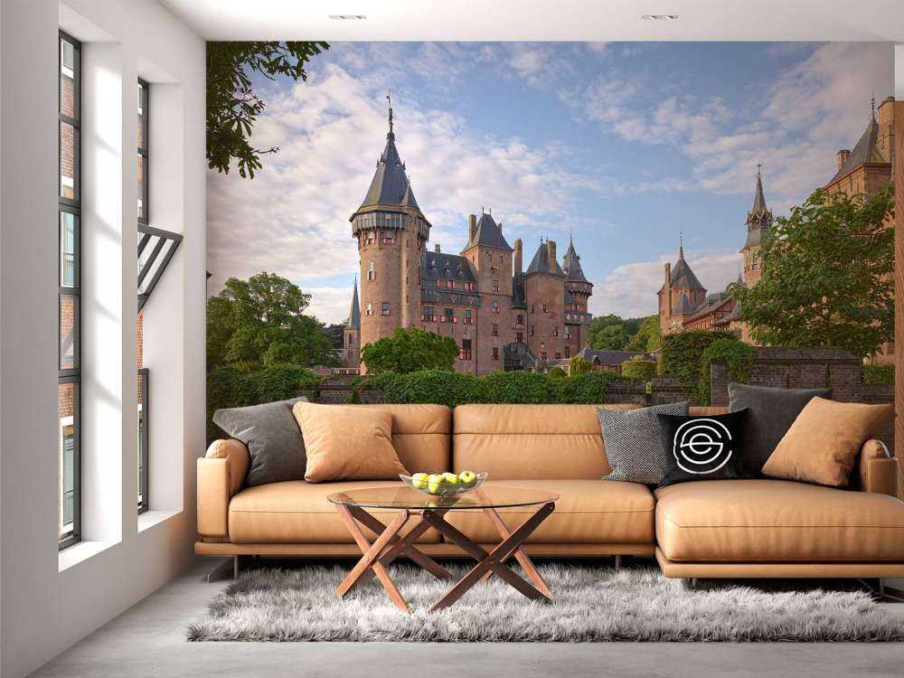 De Haar Castle fra vannet