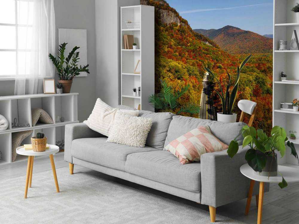 Veien gjennom høstlandskapet