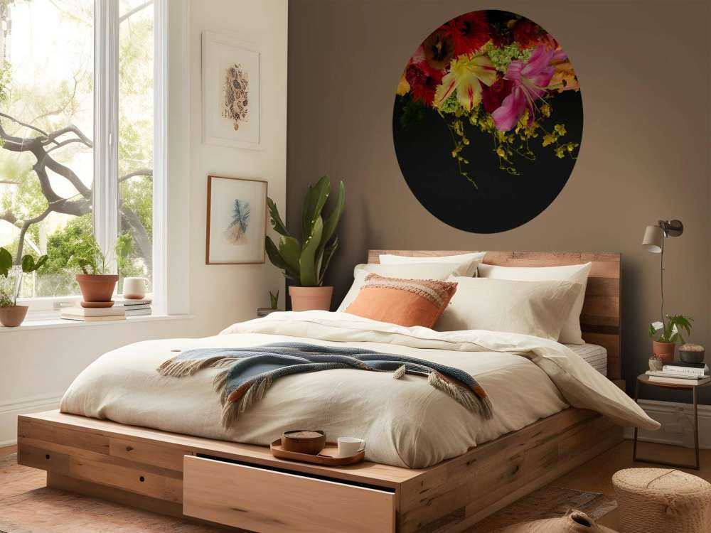 Fargede blomster