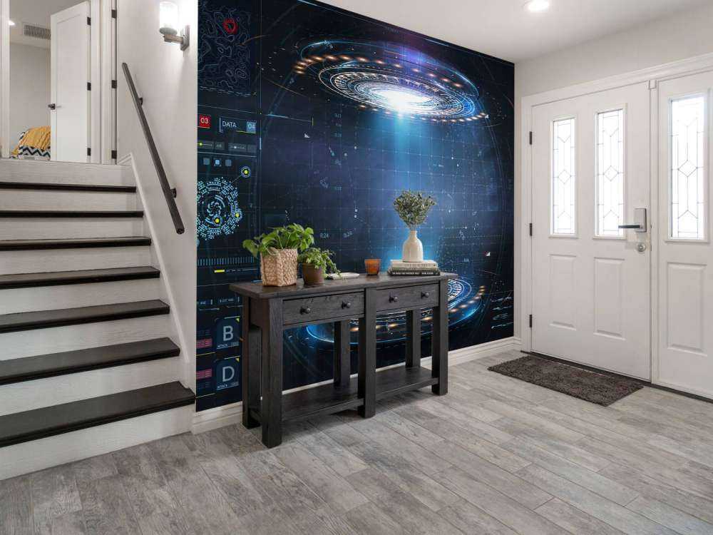 Futuristisk dashbord