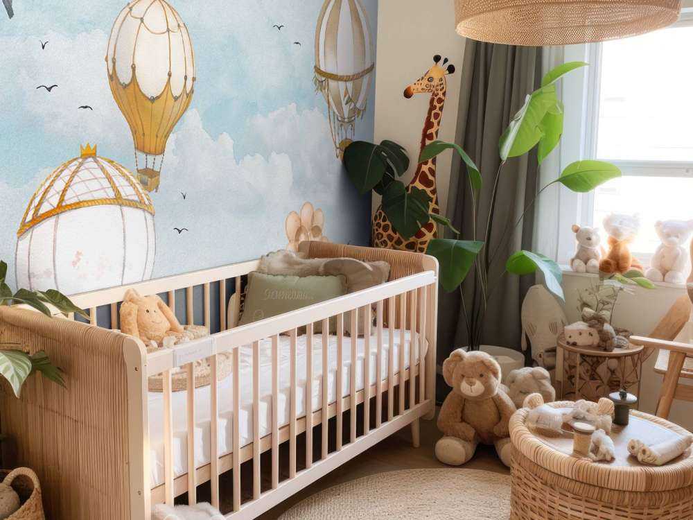 Varmluftsballonger akvarell