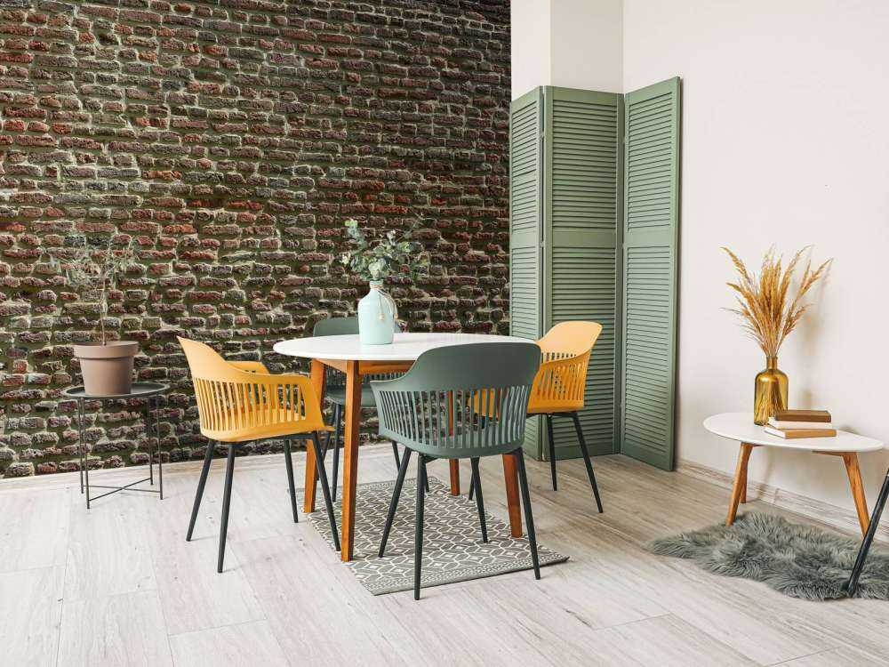 Vägg av gamla tegelstenar