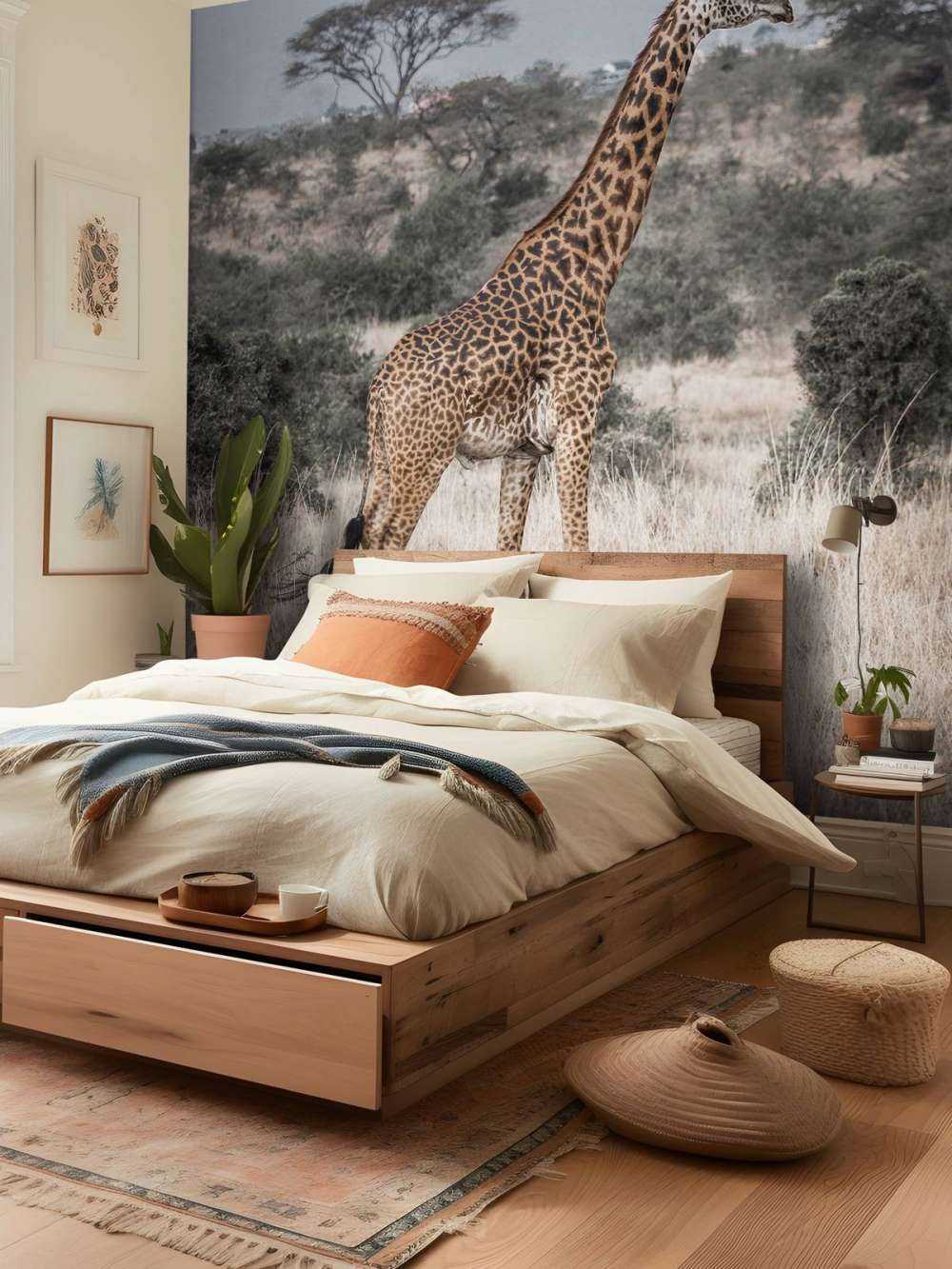 Giraff porträtt