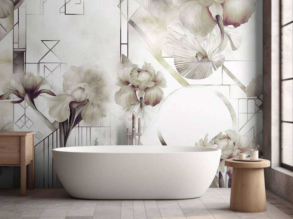 Vattenfärg Geometri Sand