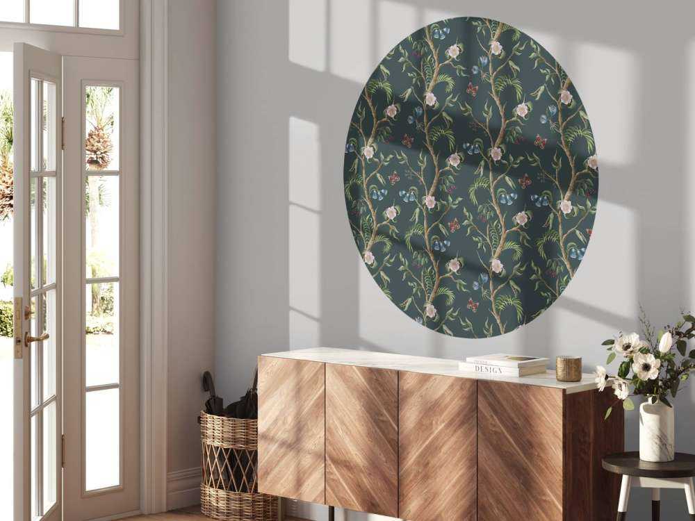 Mönster av blommande blommor